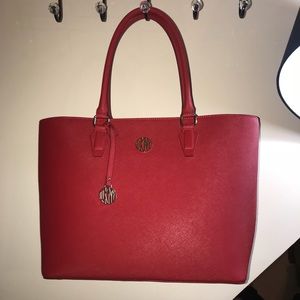 DKNY Red Tote